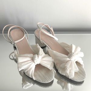 Loeffler Randall Women's Dahlia Pearl Pleated Bow Heel